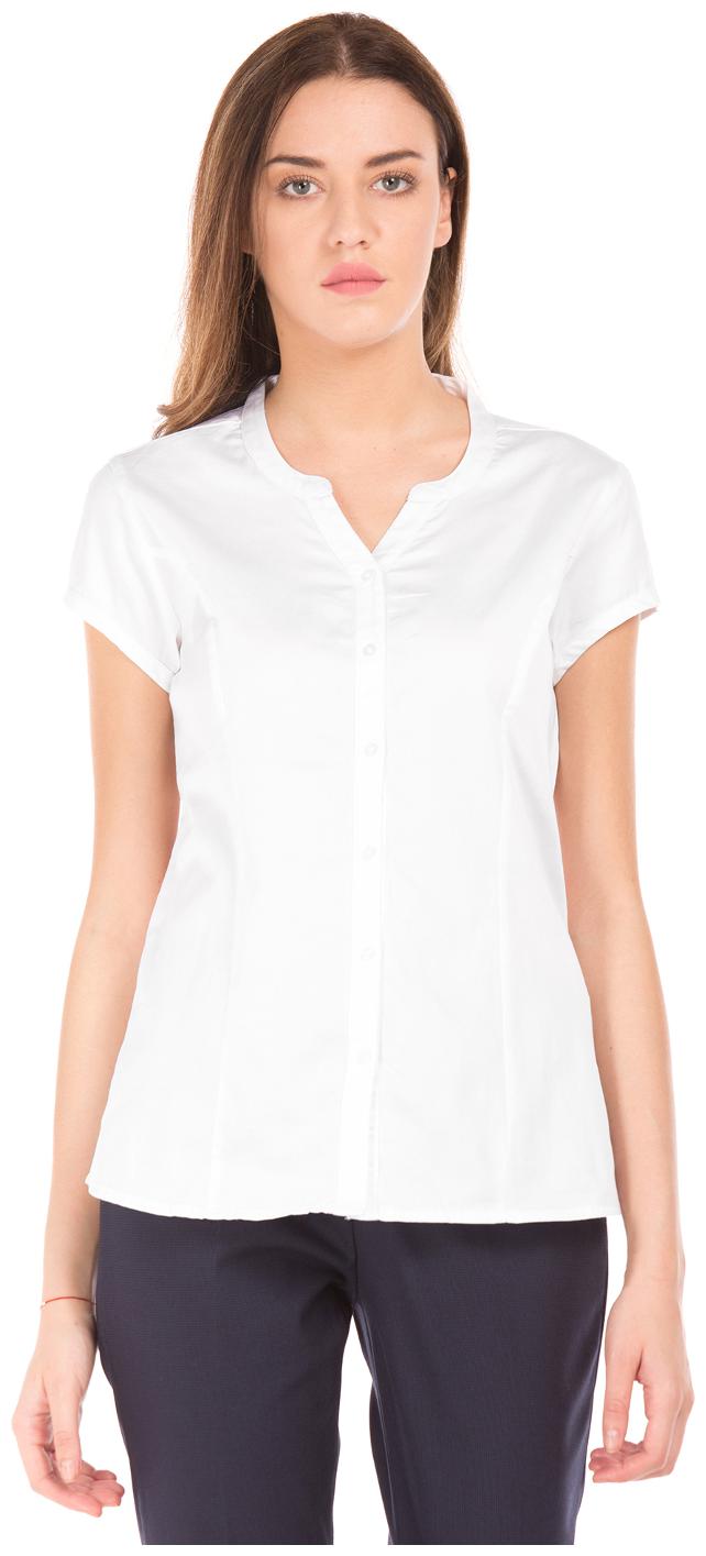 

Arrow Women White Solid Regular Fit Shirt