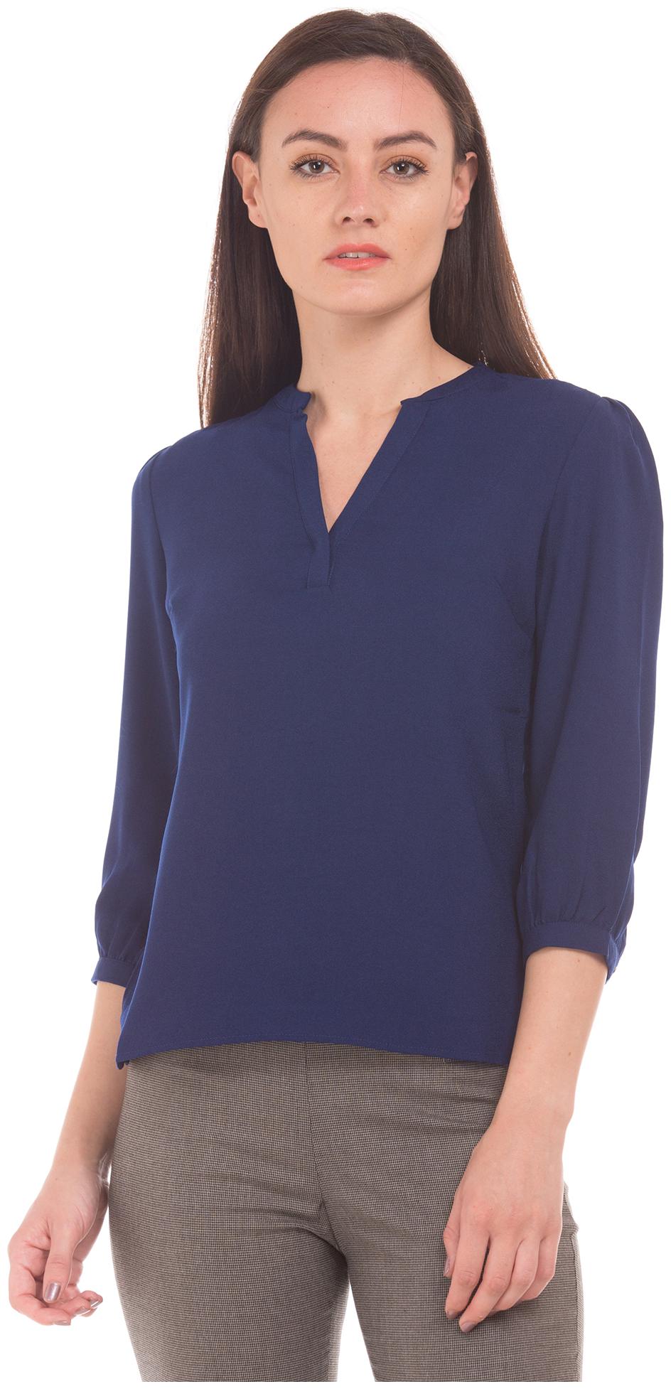 

Arrow Women Solid Regular top - Blue