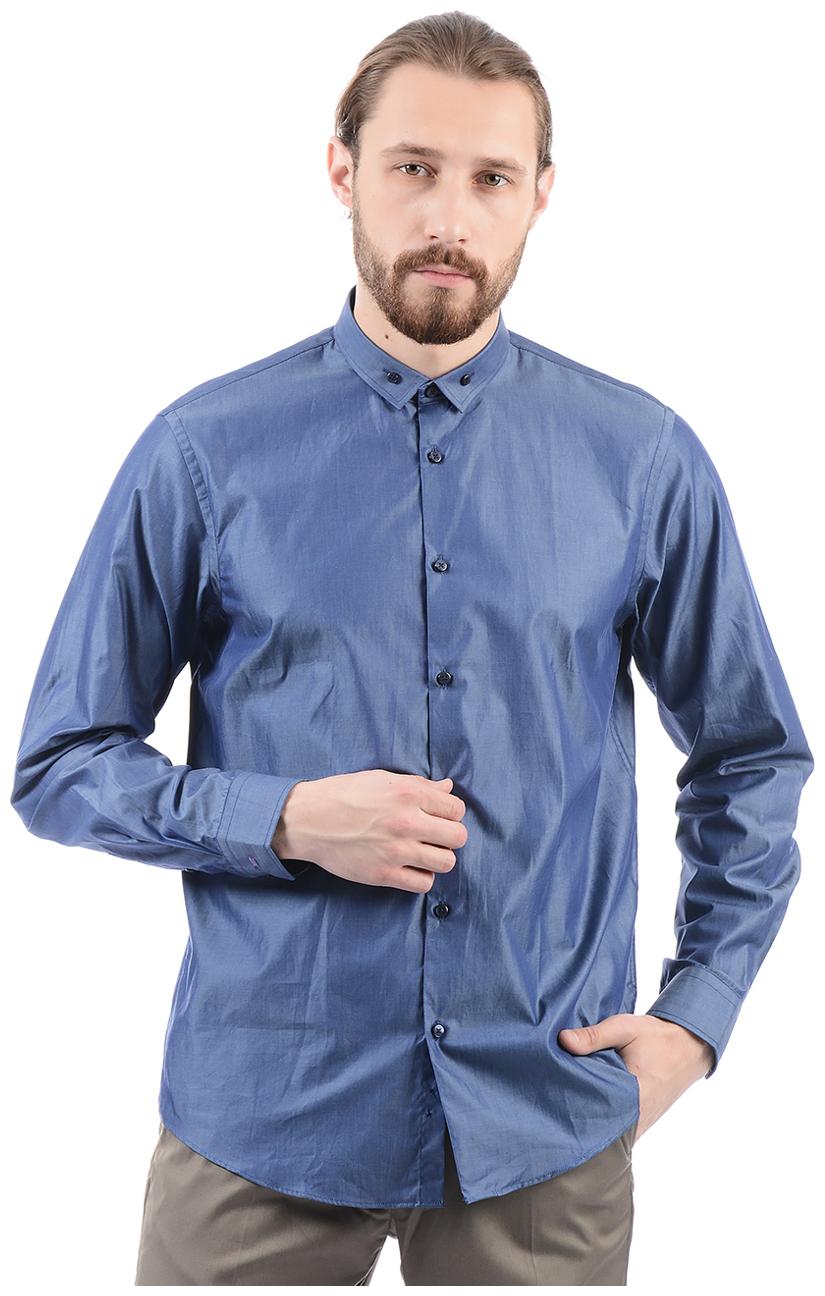 

Arrow Men Blue Solid Regular Fit Casual Shirt