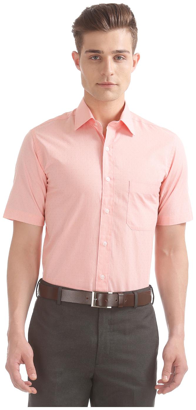 

Arrow Men Slim fit Formal Shirt - Orange
