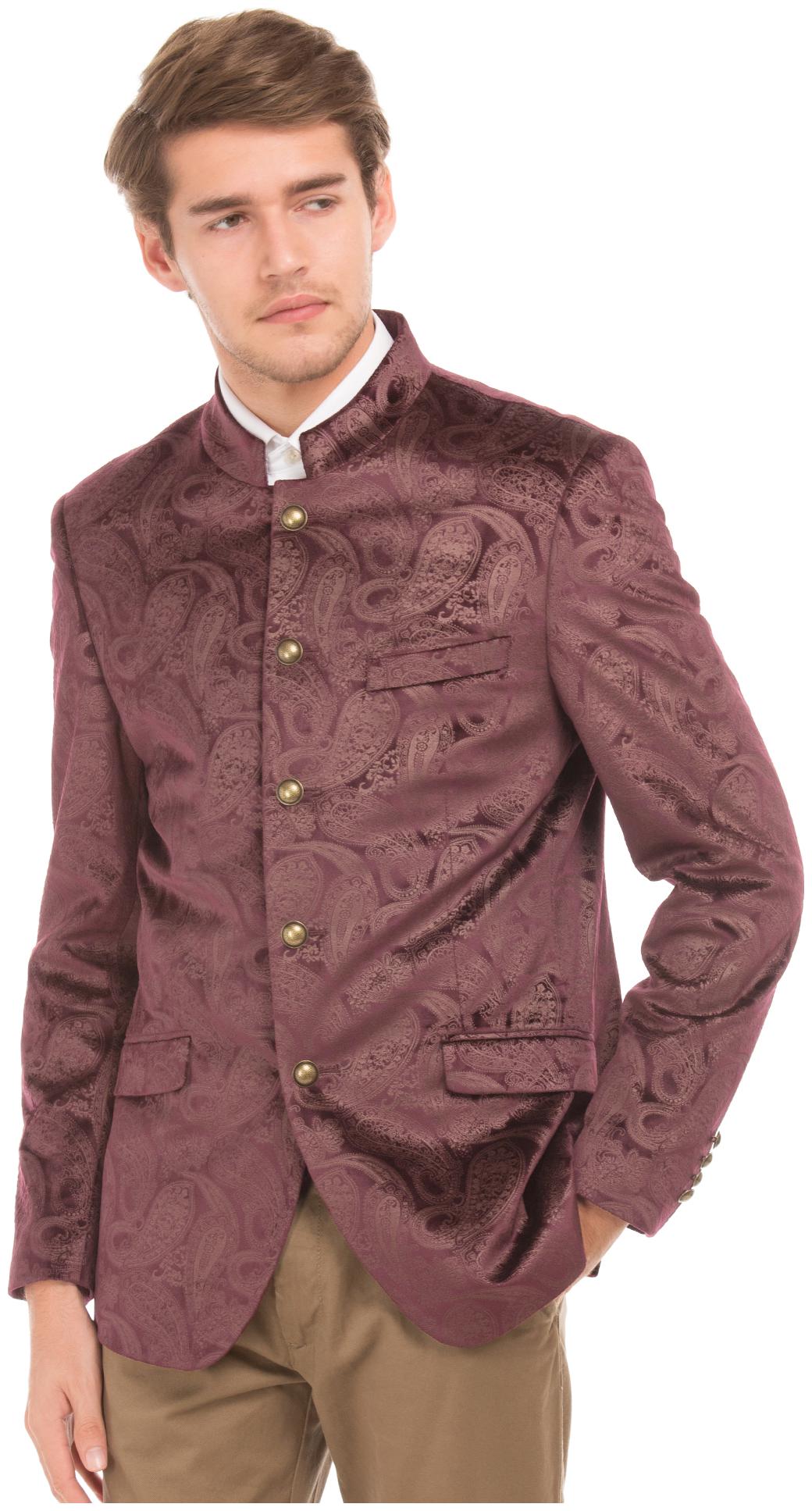 

Arrow Men Red Solid Regular fit Single Breasted Blazer