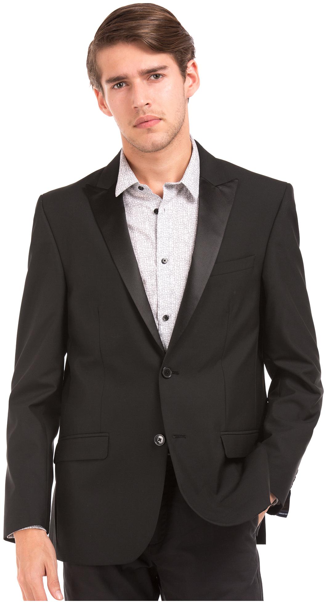

Arrow Men Black Solid Regular fit Single Breasted Blazer