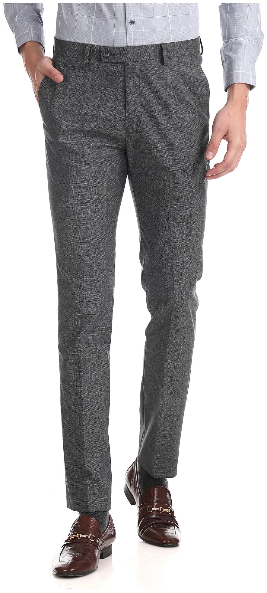 

Arrow Men Solid Slim Fit Formal Trouser - Blue