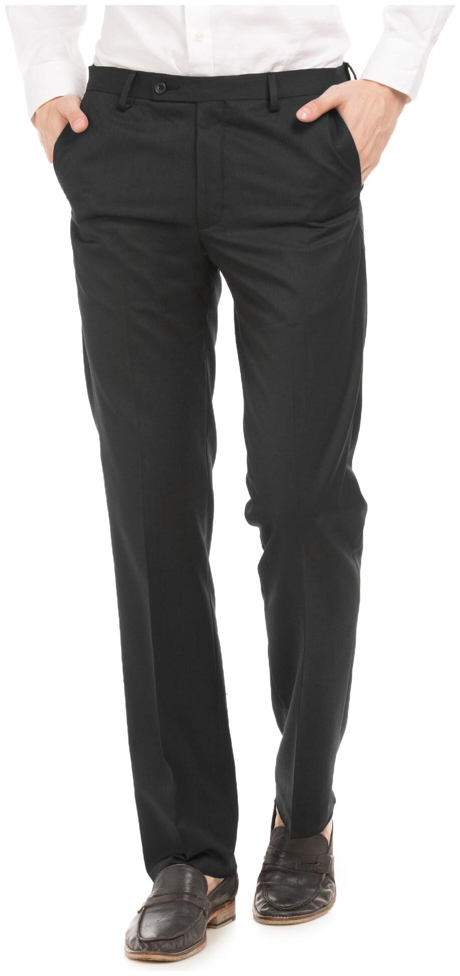 

Arrow Men Black Solid Regular fit Regular trousers