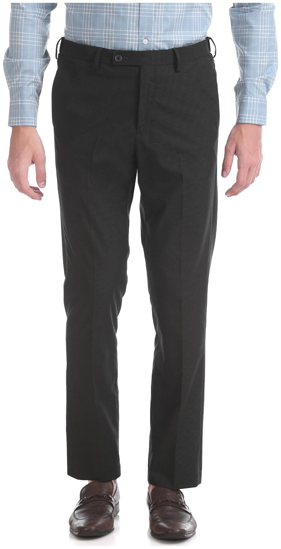 

Arrow Men Striped Tapered Fit Formal Trouser - Grey