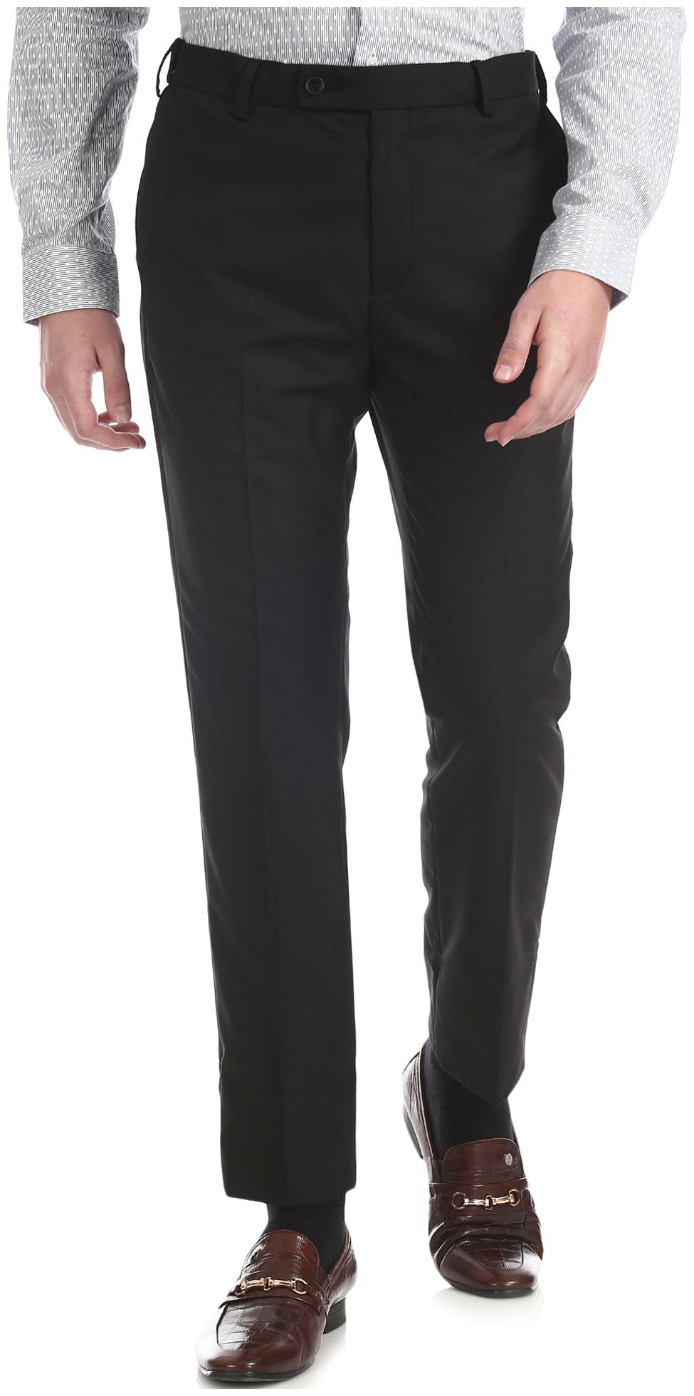 

Arrow Men Textured Tapered Fit Formal Trouser - Black
