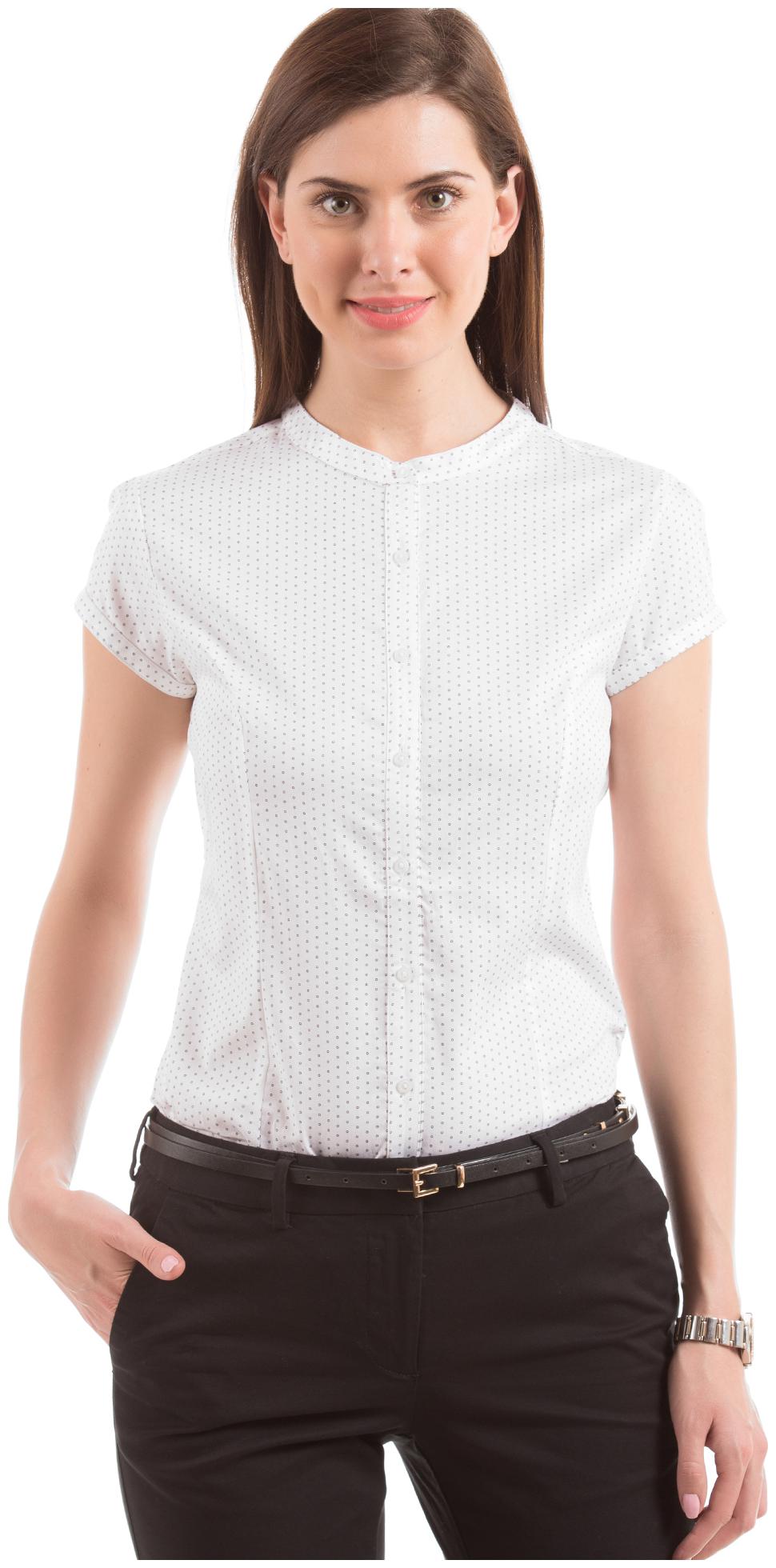 

Arrow Women White Printed Regular Fit Shirt