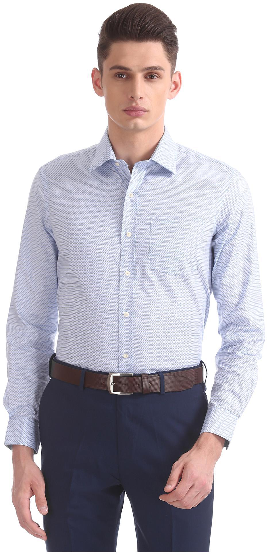 

Arrow Men Slim fit Formal Shirt - Blue