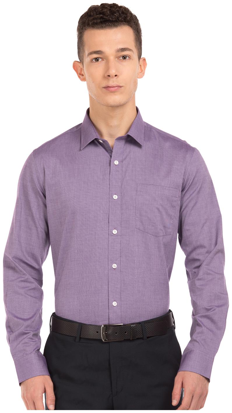 

Arrow Men Slim fit Formal Shirt - Purple