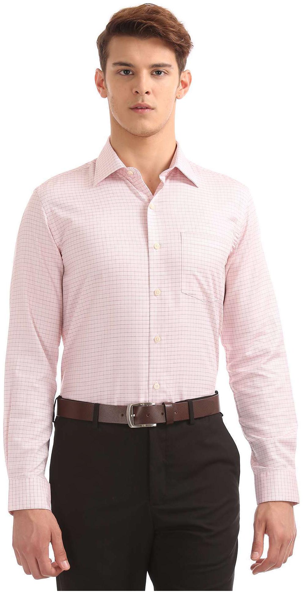 

Arrow Men Slim fit Formal Shirt - Pink
