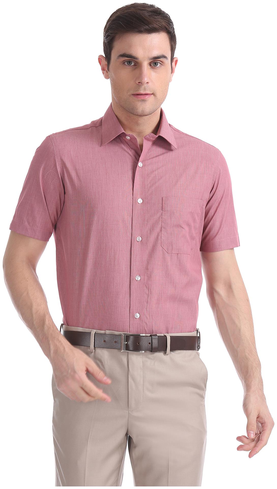 

Arrow Men Regular fit Formal Shirt - Red