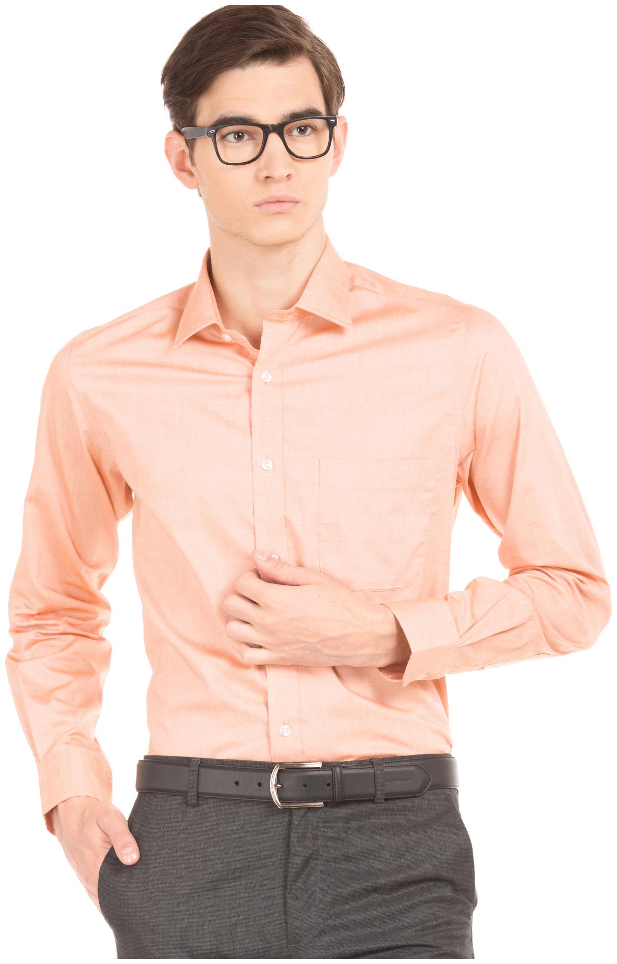 

Arrow Men Regular fit Formal Shirt - Orange