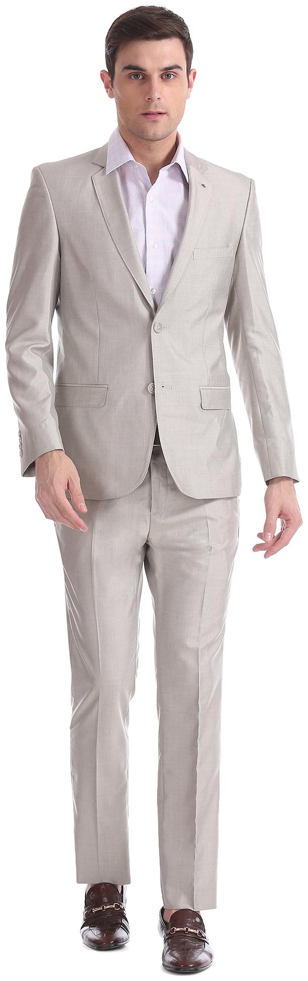 

Arrow Regular Fit Single Breasted Suit Grey
