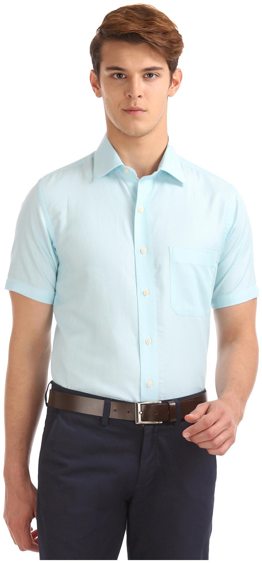 

Arrow Men Regular fit Formal Shirt - Green