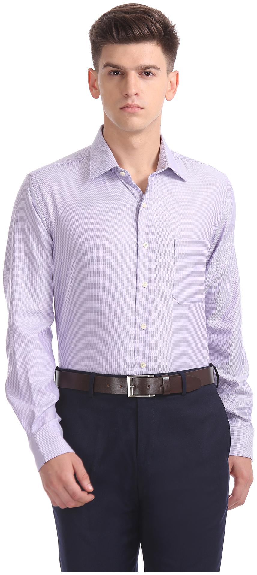 

Arrow Men Regular fit Formal Shirt - Pink