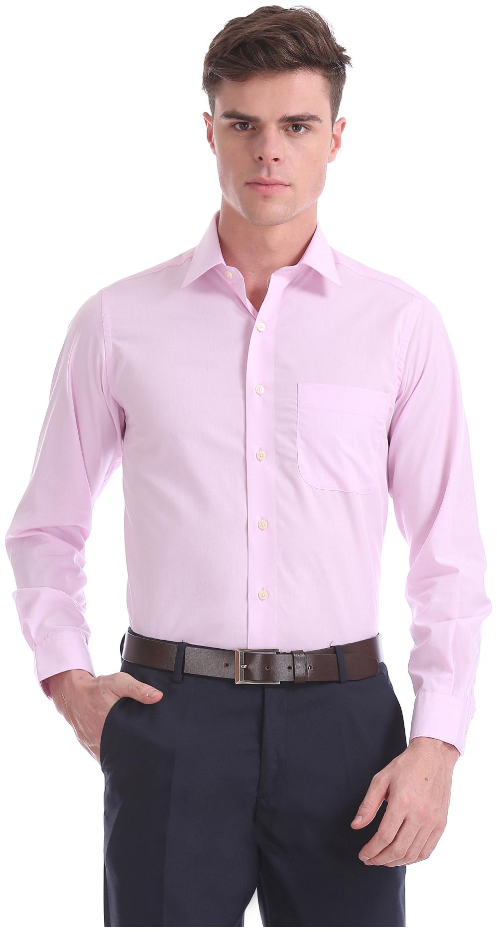 

Arrow Men Regular fit Formal Shirt - Pink