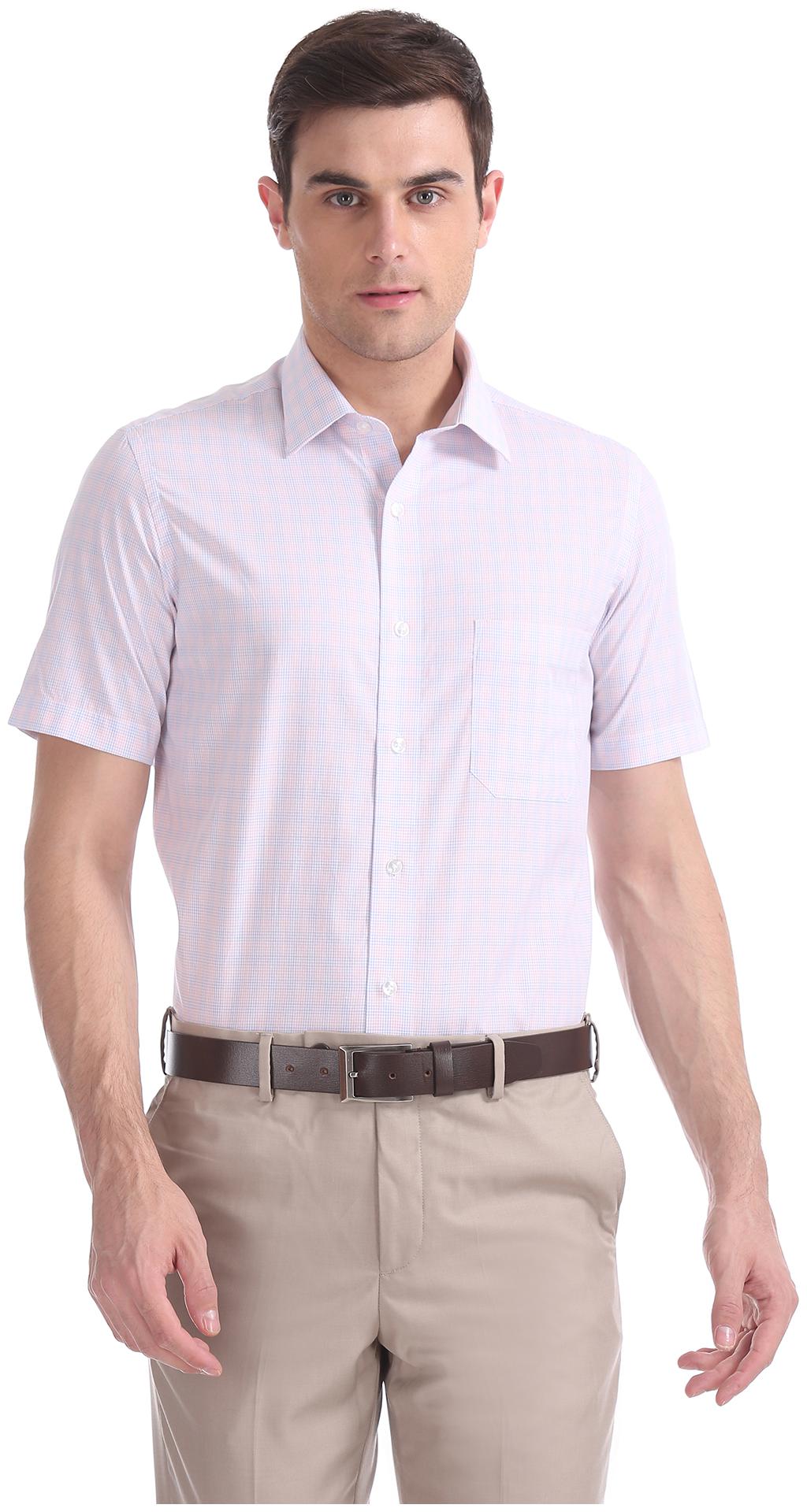 

Arrow Men Regular fit Formal Shirt - Orange