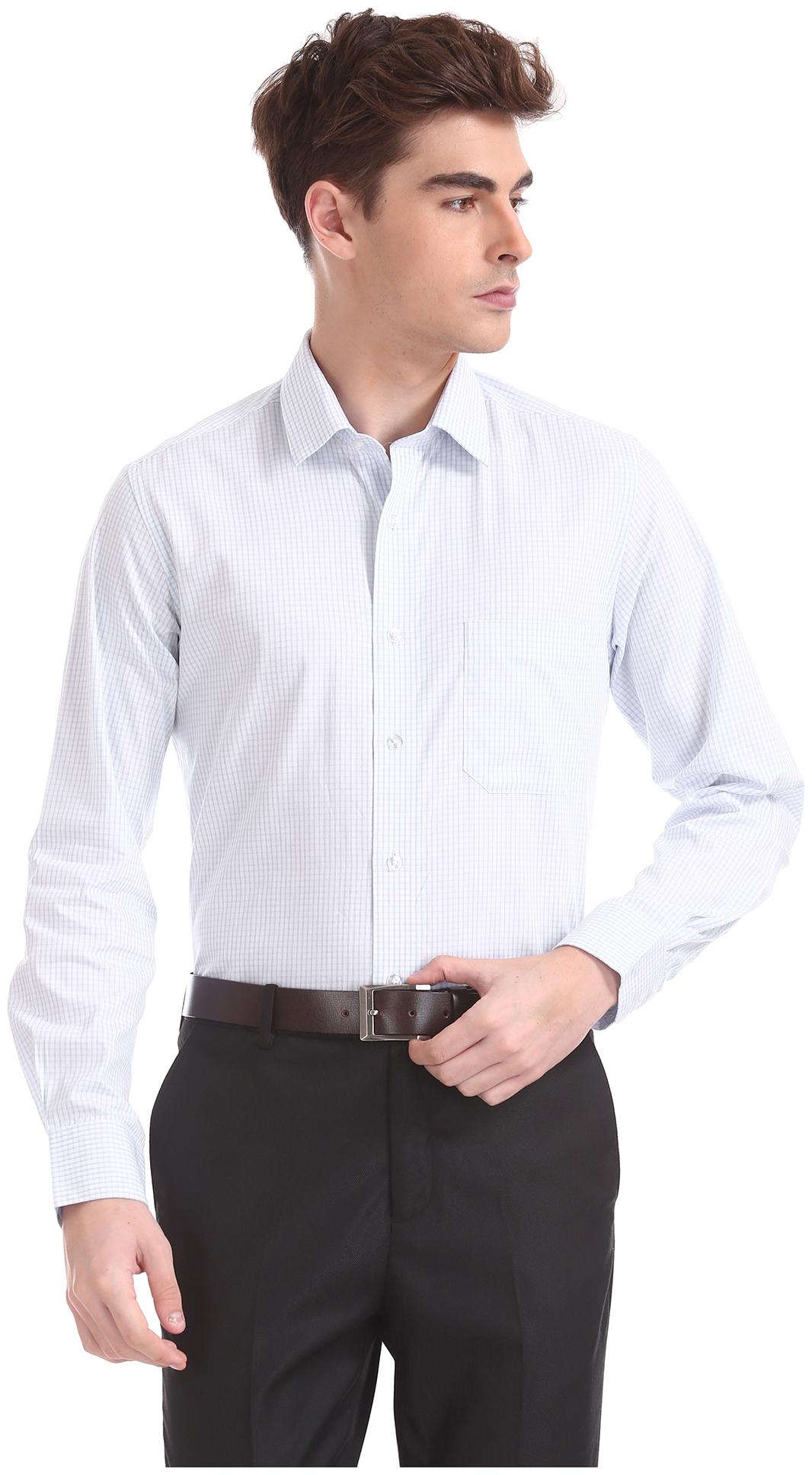 

Arrow Men Regular fit Formal Shirt - Blue