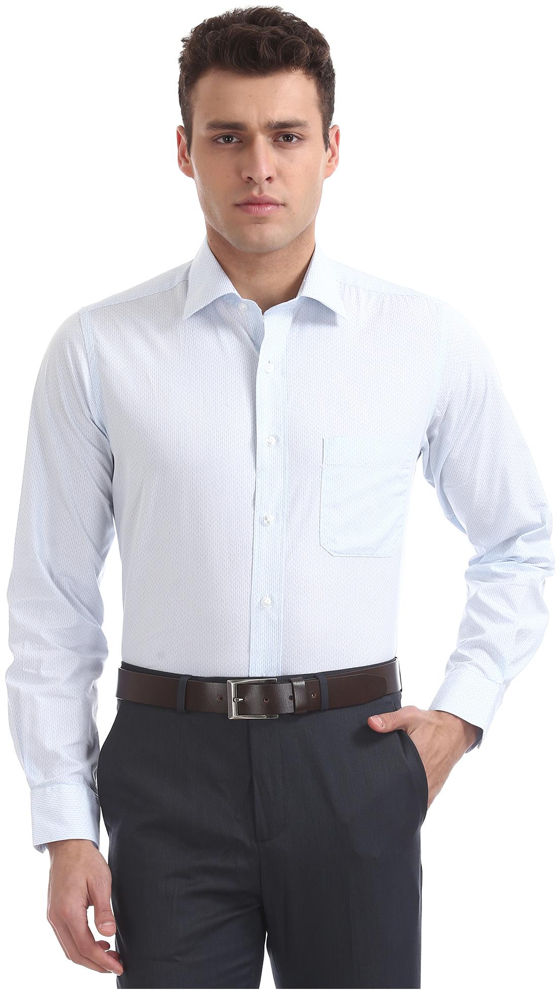 

Arrow Men Regular fit Formal Shirt - Blue