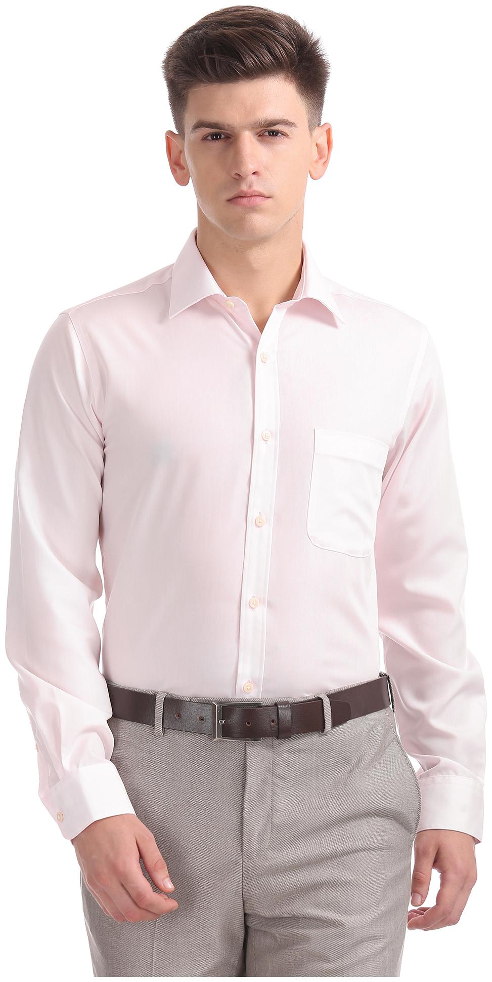 

Arrow Men Regular fit Formal Shirt - Pink
