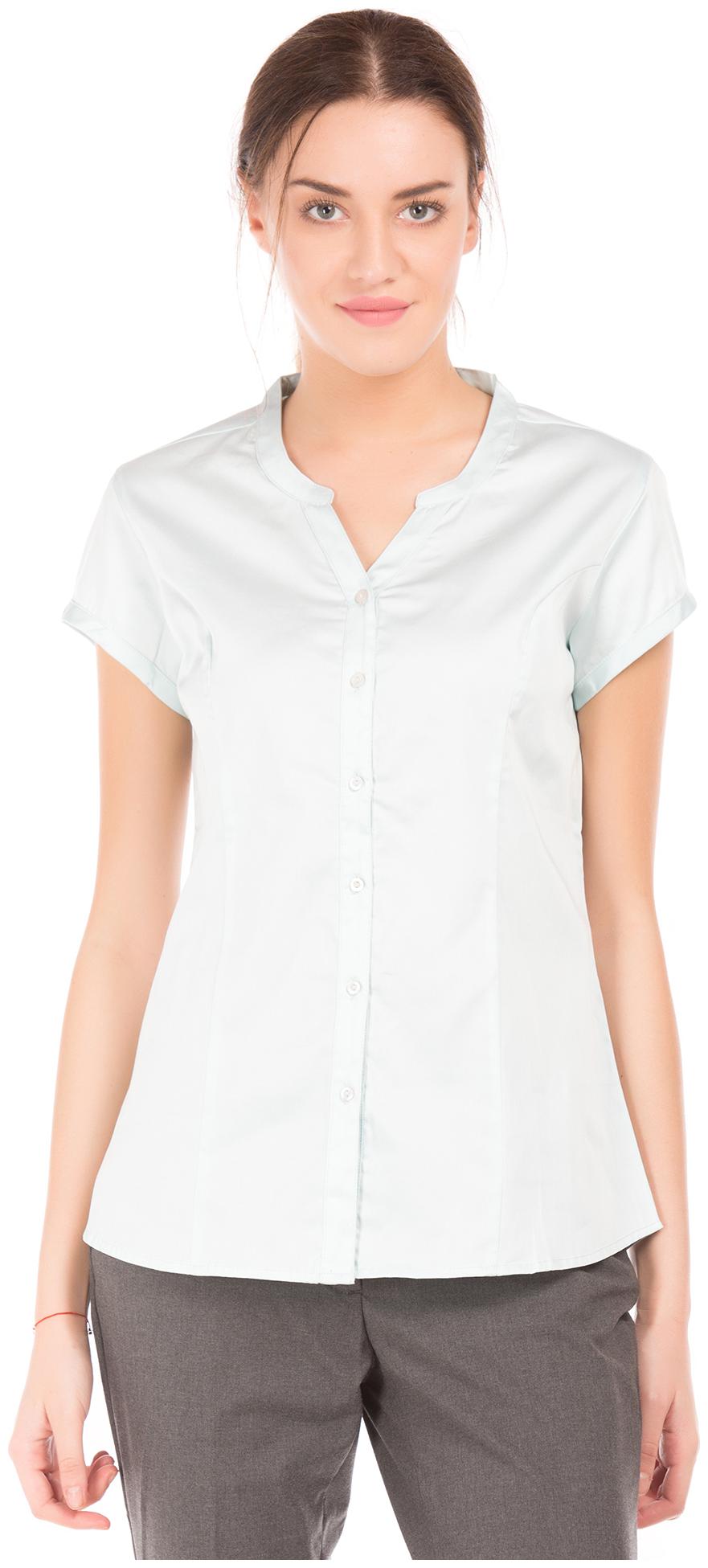 

Arrow Women Green Solid Regular Fit Shirt