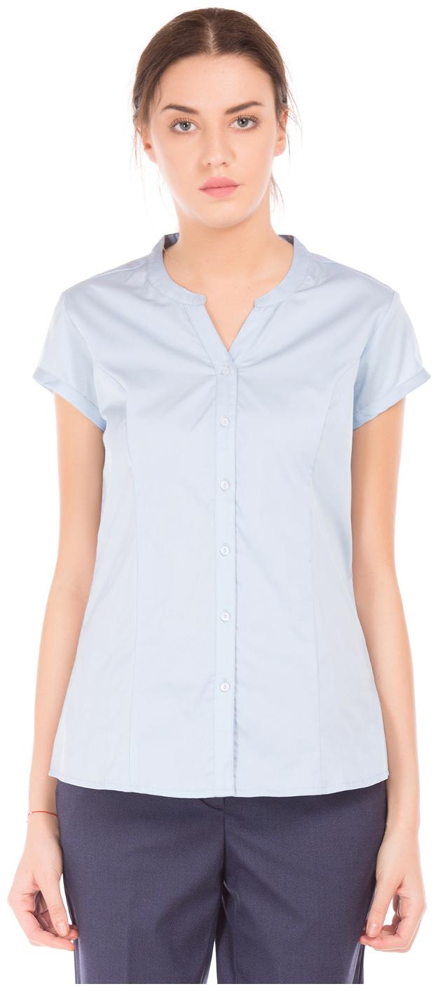 

Arrow Women Blue Solid Regular Fit Shirt