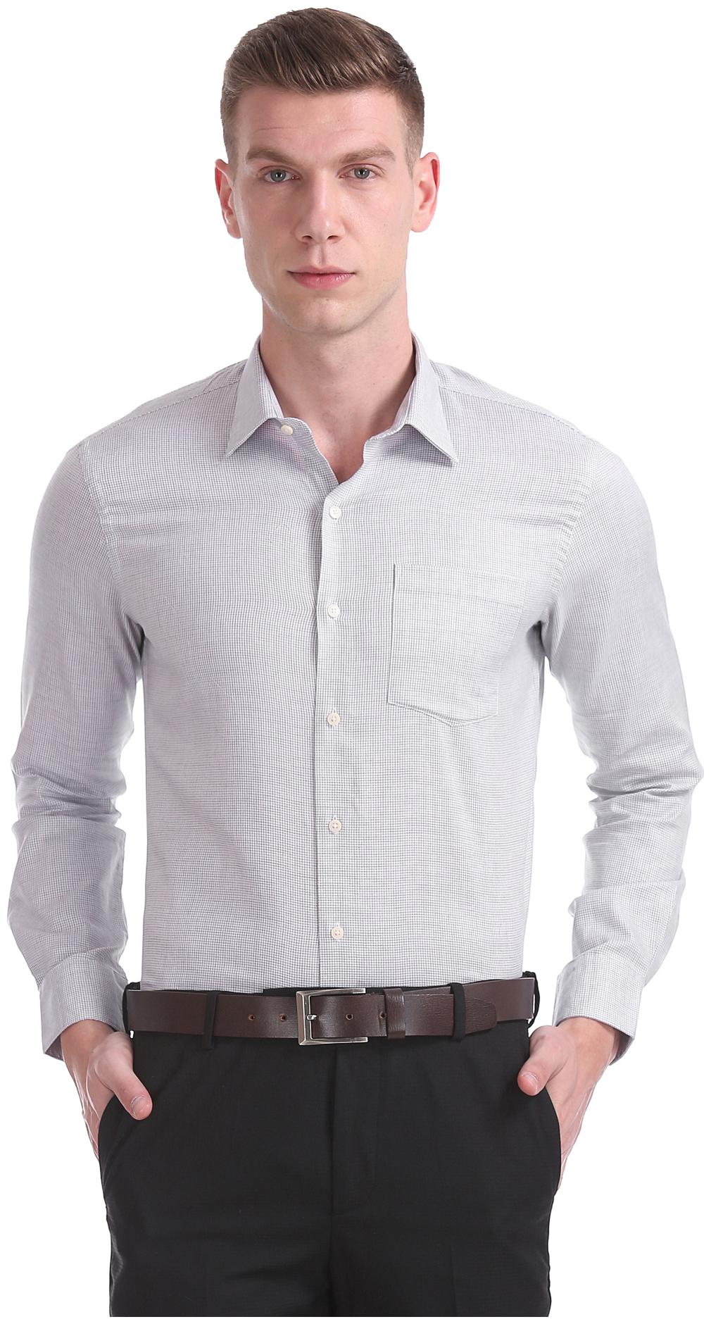 

Arrow Men Slim fit Formal Shirt - Grey