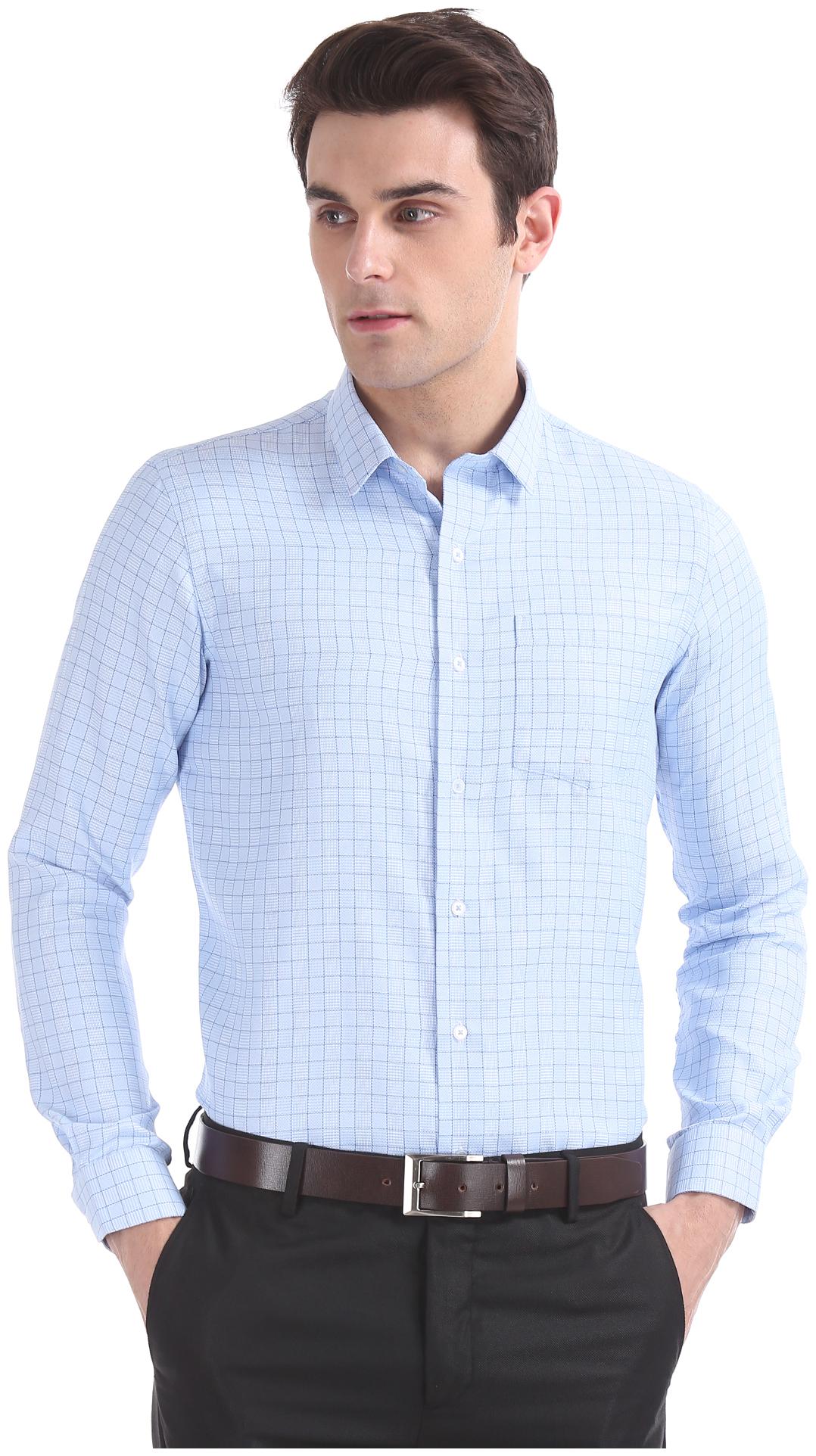 

Arrow Men Slim fit Formal Shirt - Blue
