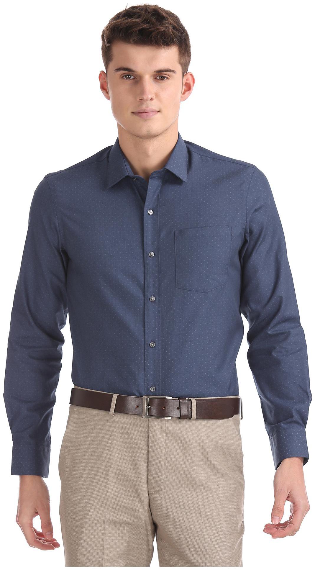 

Arrow Men Slim fit Formal Shirt - Blue