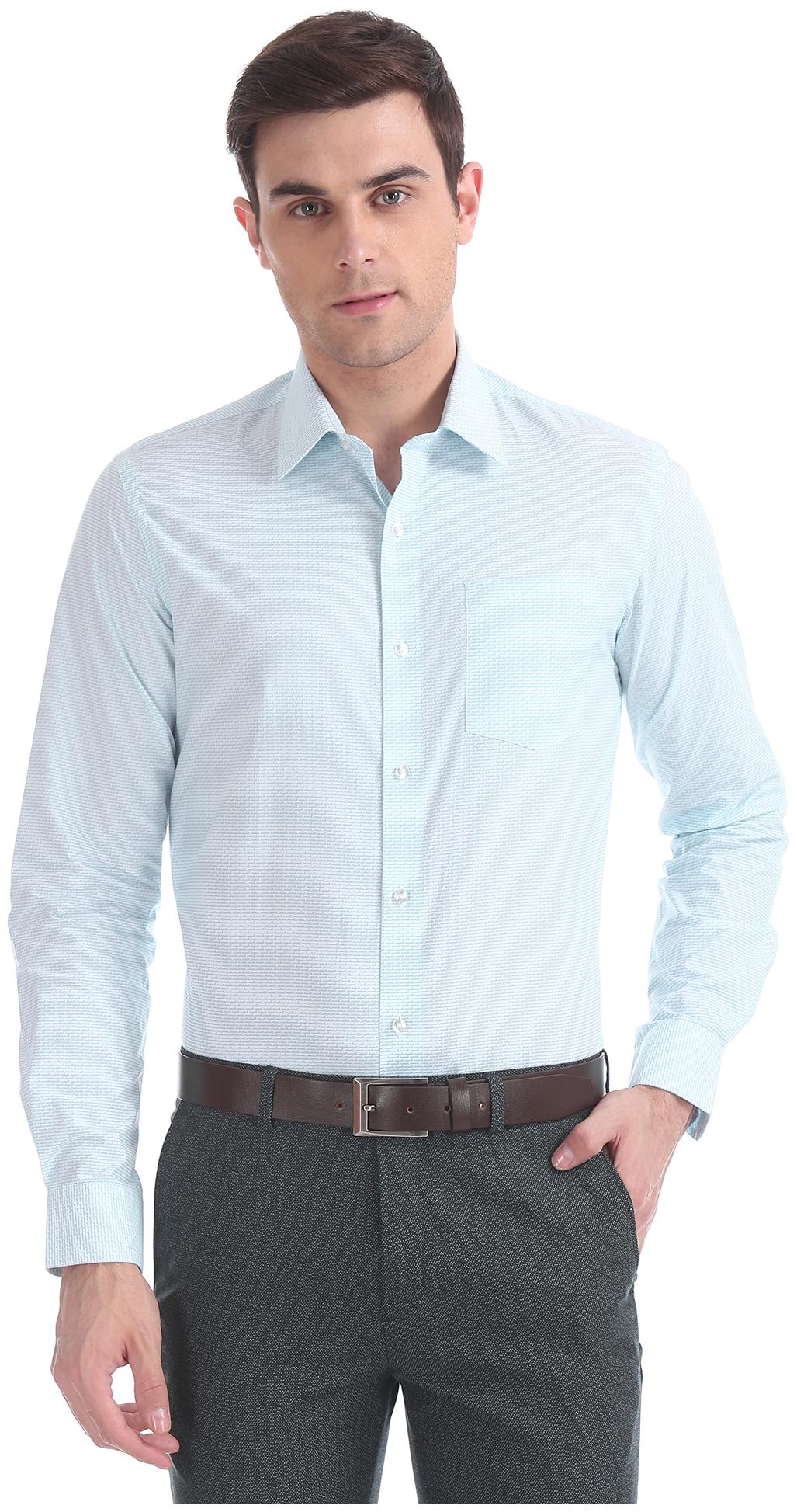 

Arrow Men Slim fit Formal Shirt - Blue
