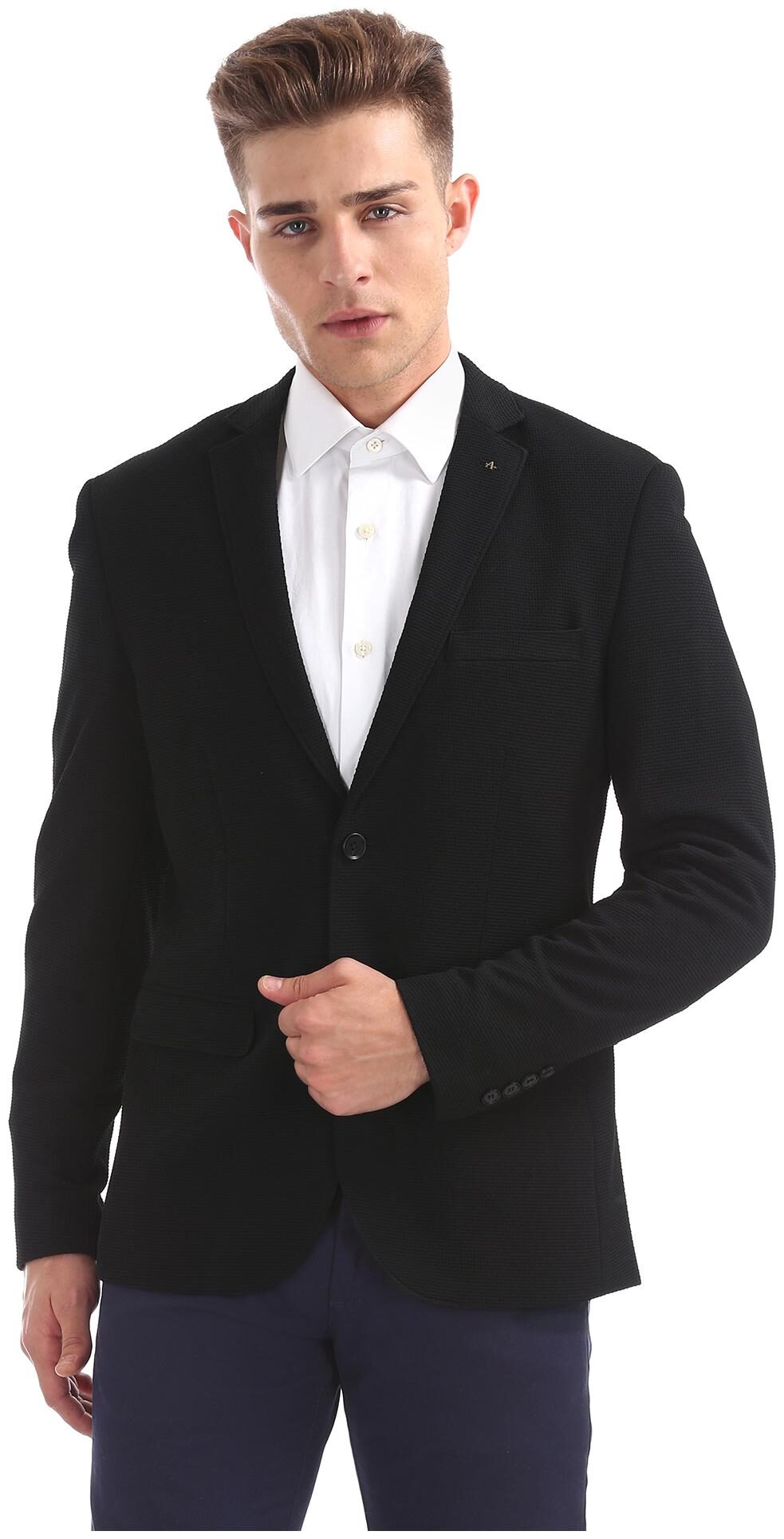 

Arrow Slim Fit Textured Blazer