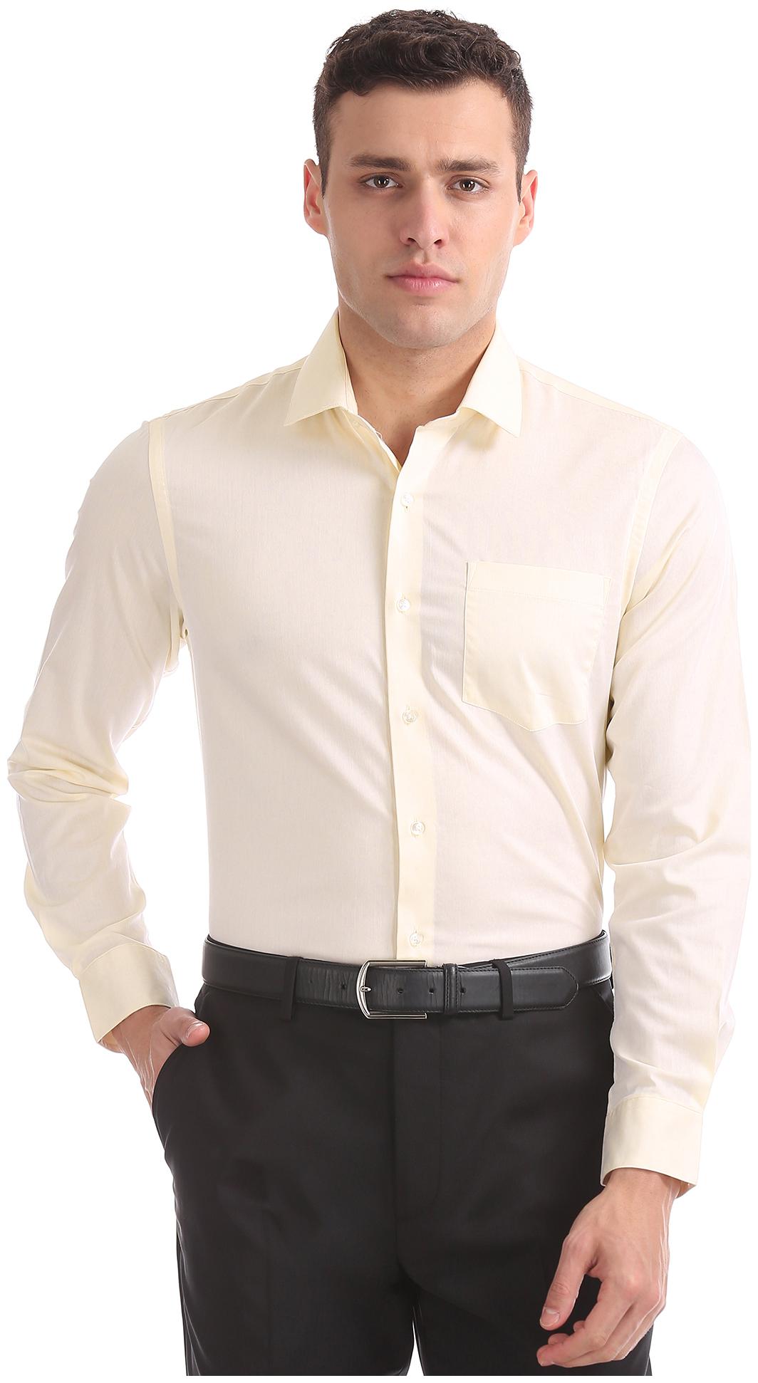

Arrow Men Slim fit Formal Shirt - Yellow