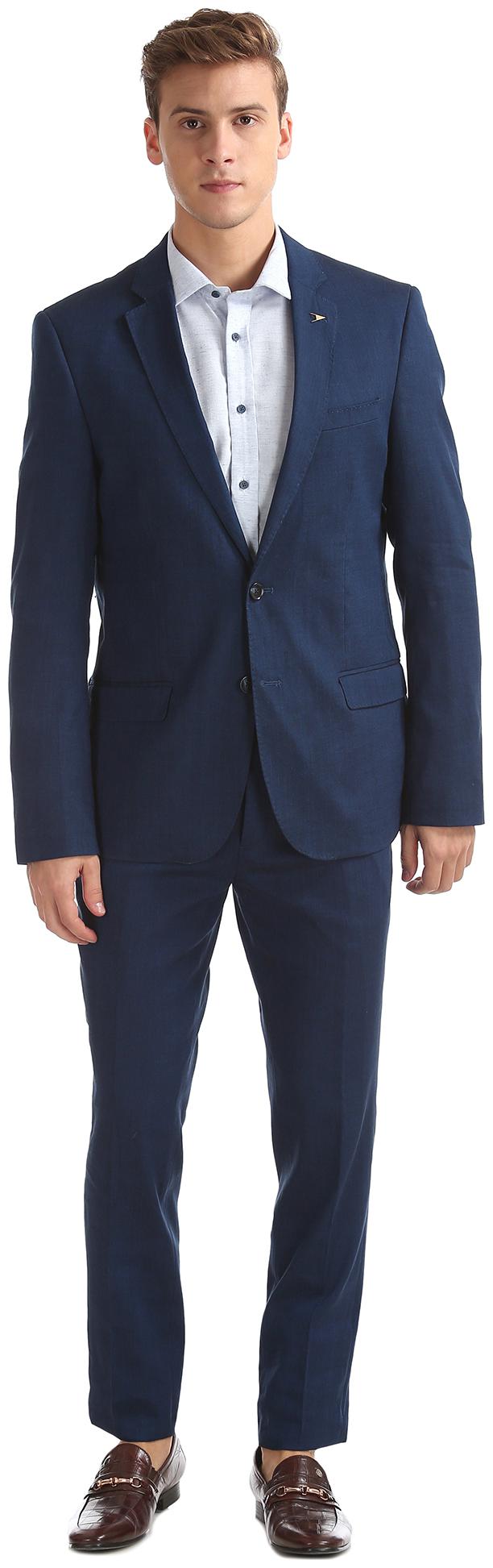 

Arrow Slim Fit Linen Suit