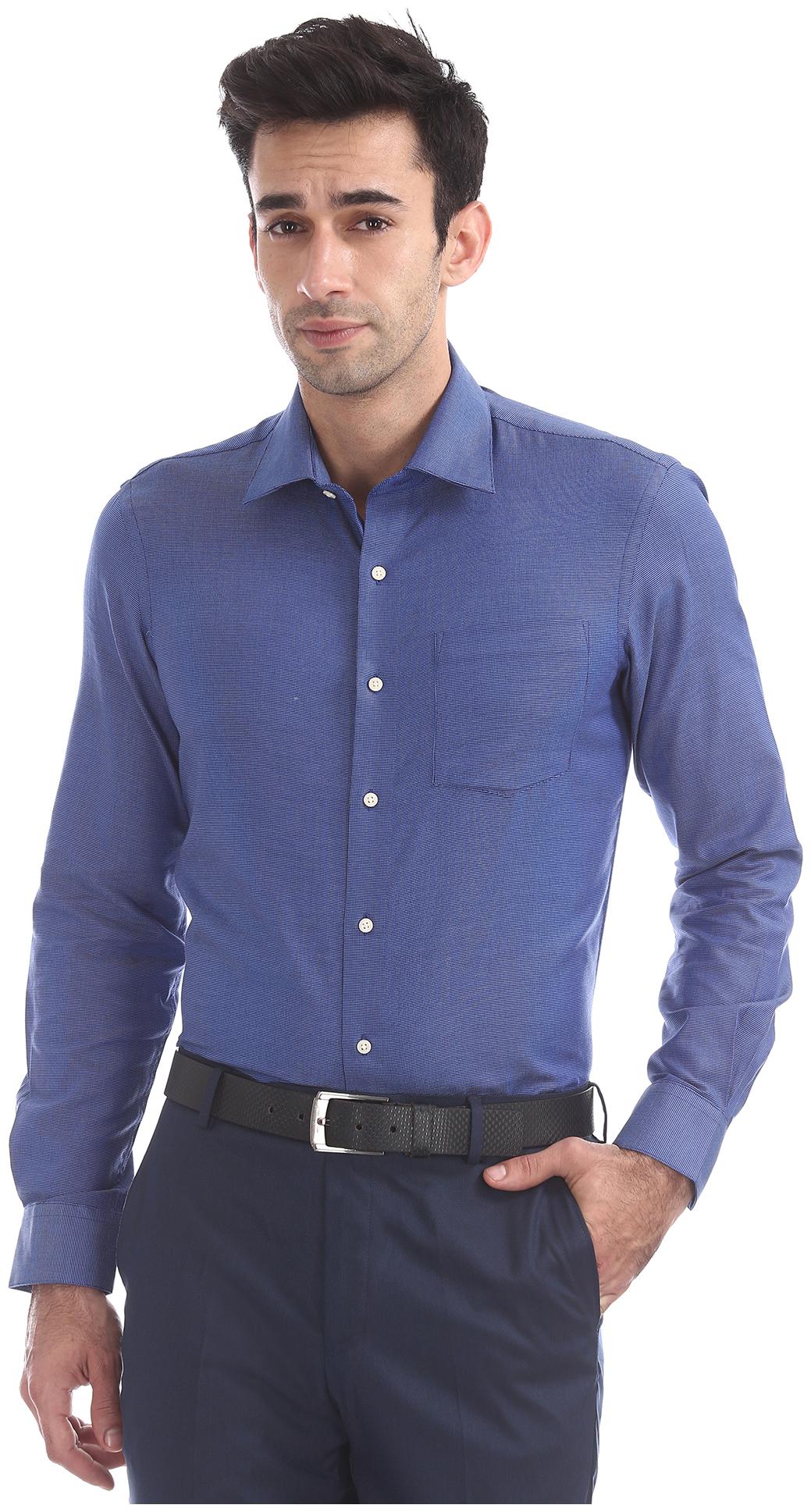 

Arrow Men Slim fit Formal Shirt - Blue