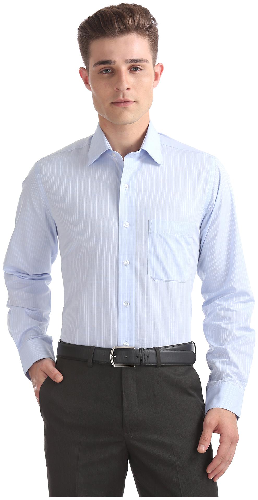 

Arrow Men Slim fit Formal Shirt - Blue