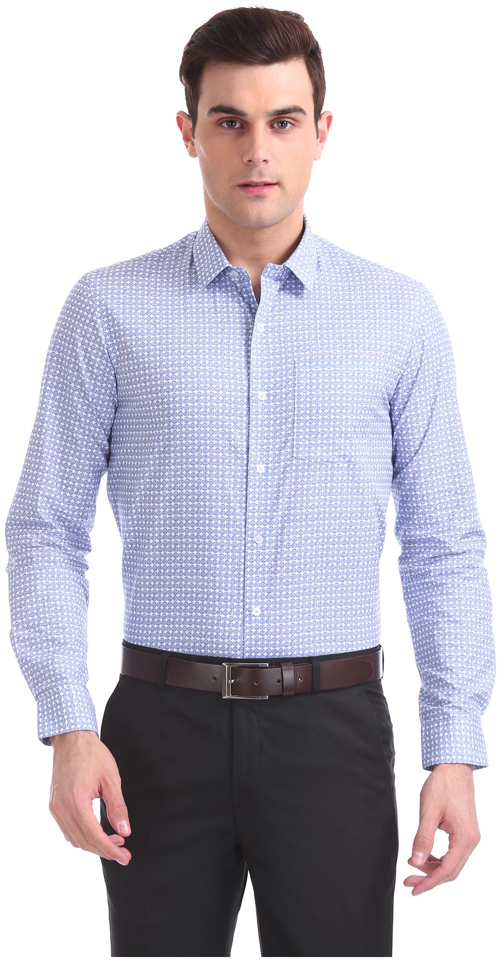

Arrow Men Slim fit Formal Shirt - Blue