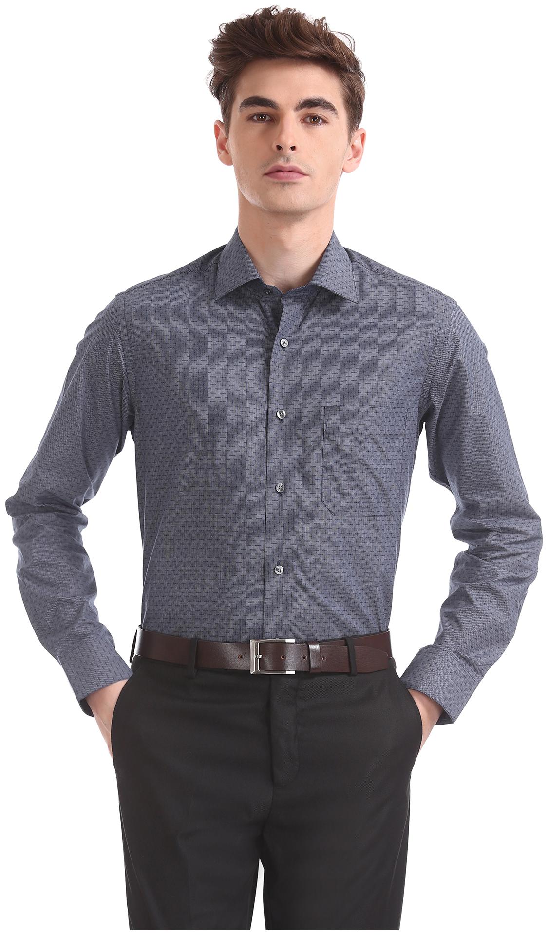 

Arrow Men Slim fit Formal Shirt - Blue