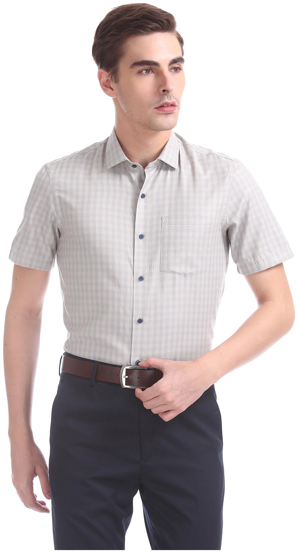 

Arrow Men Slim fit Formal Shirt - Grey