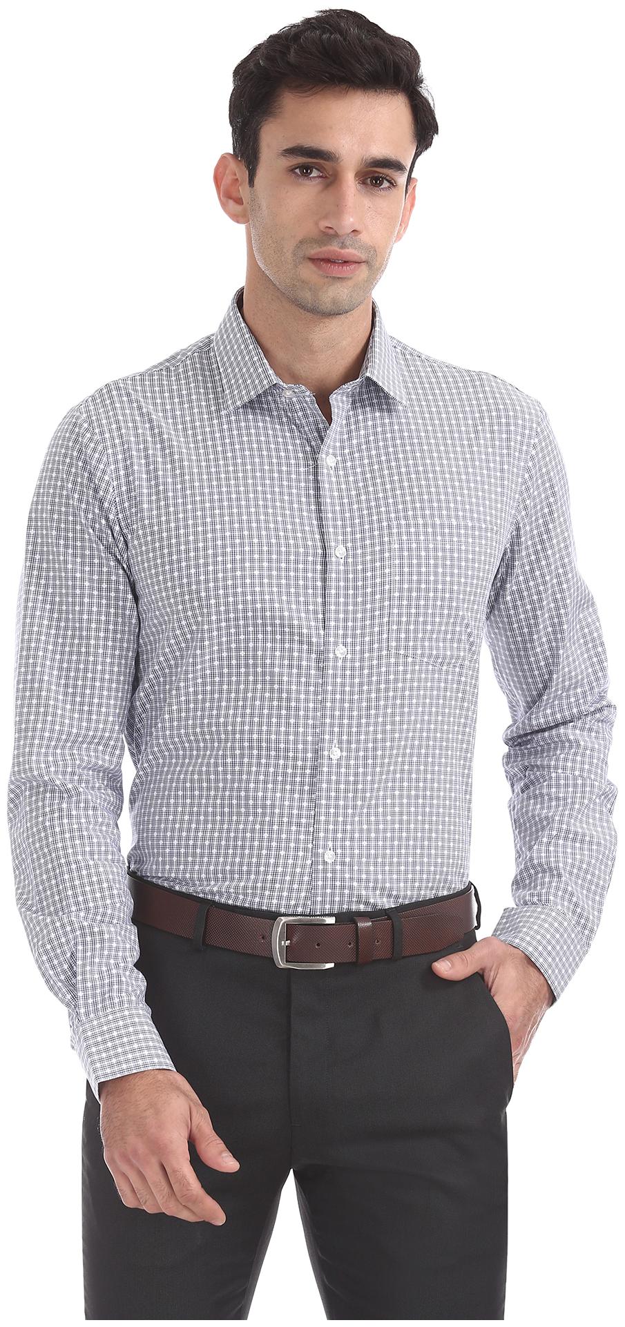 

Arrow Men Slim fit Formal Shirt - Blue