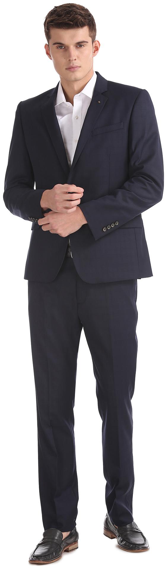 

Arrow Slim Fit Checked Suit
