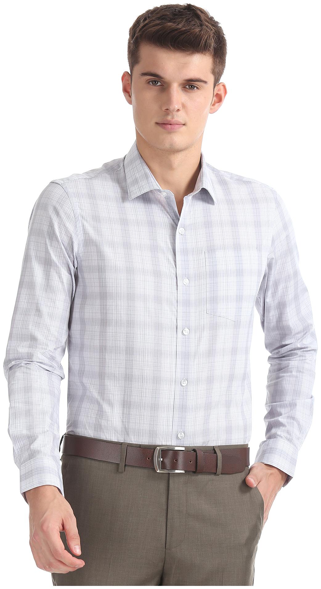

Arrow Men Slim fit Formal Shirt - Grey