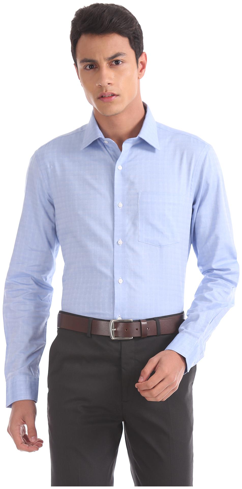 

Arrow Men Slim fit Formal Shirt - Blue
