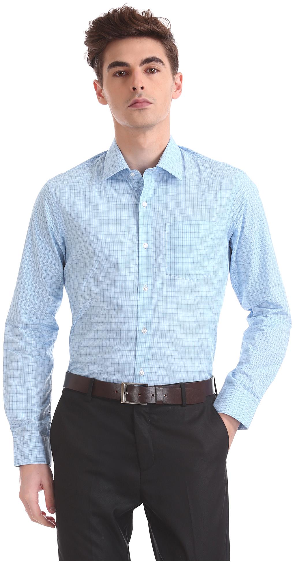 

Arrow Men Slim fit Formal Shirt - Blue