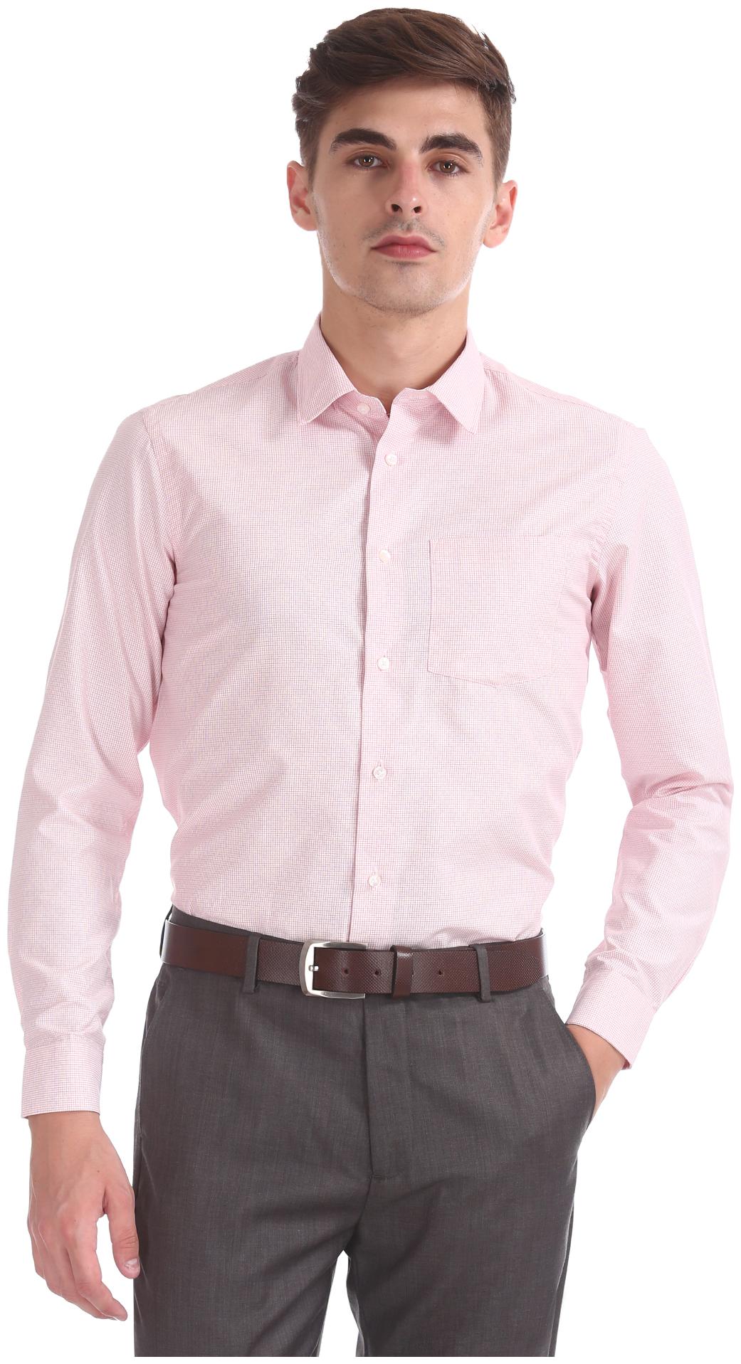 

Arrow Men Slim fit Formal Shirt - Pink
