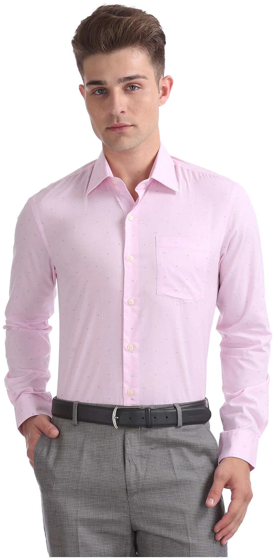 

Arrow Men Slim fit Formal Shirt - Pink