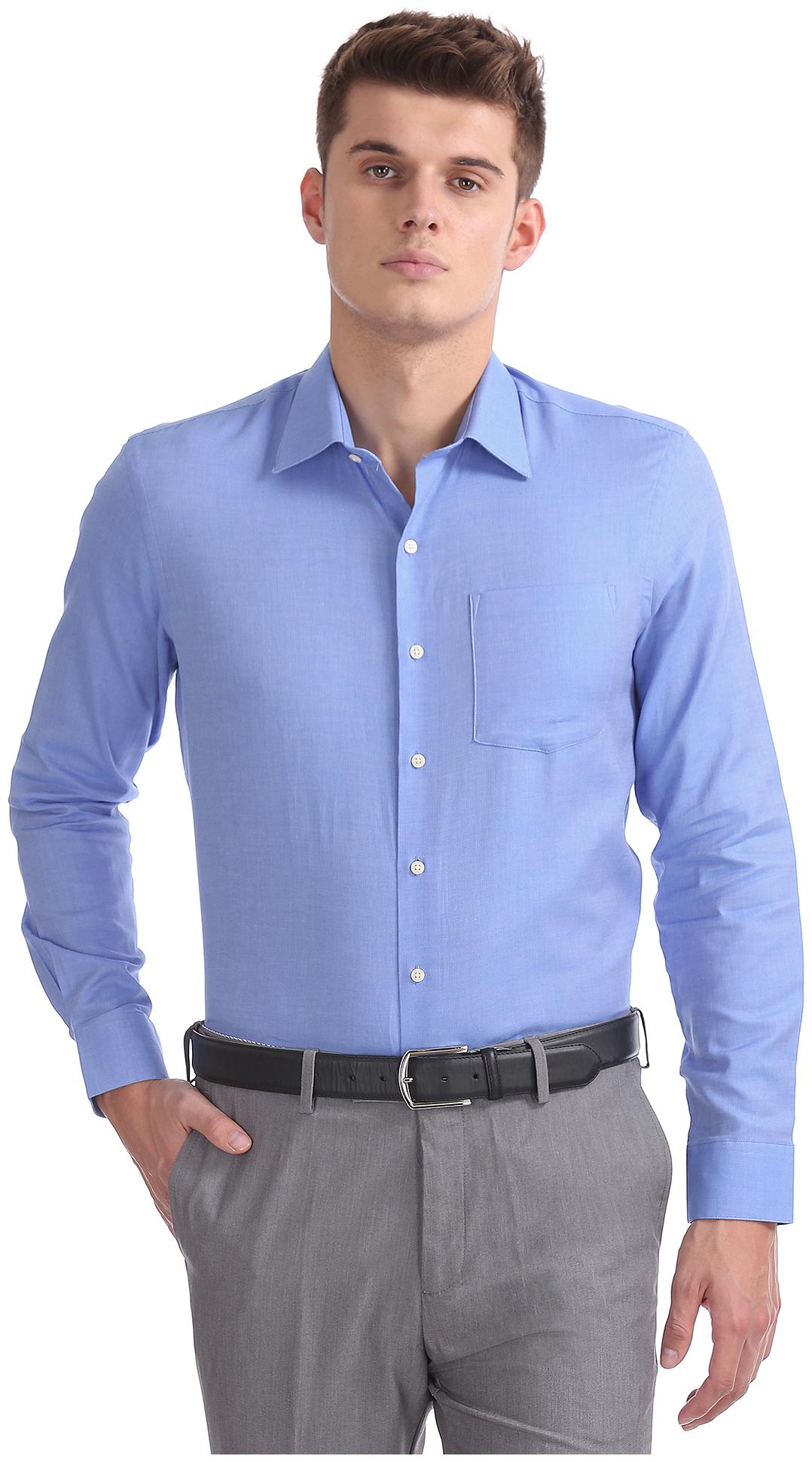 

Arrow Men Slim fit Formal Shirt - Blue