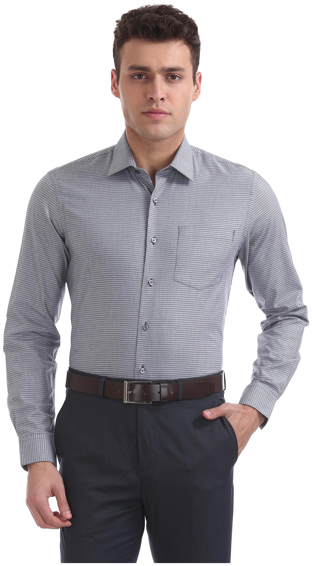

Arrow Men Slim fit Formal Shirt - Blue