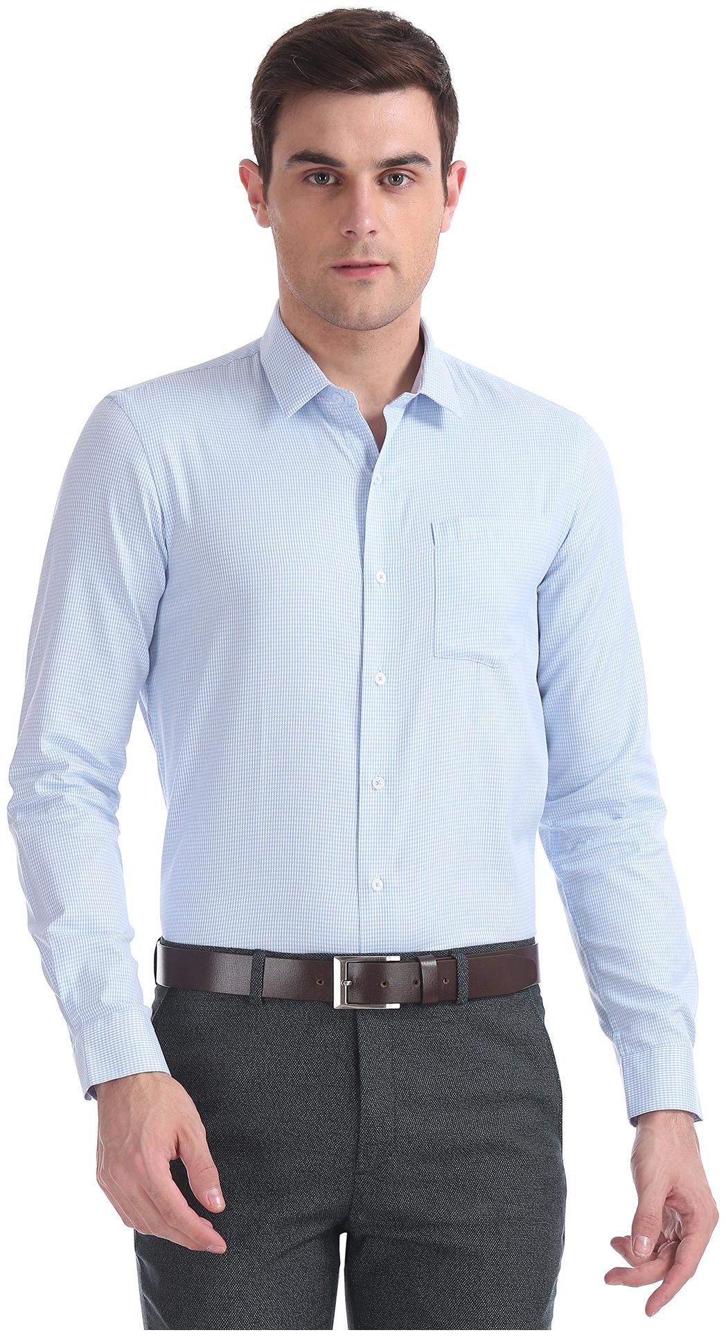 

Arrow Men Slim fit Formal Shirt - Blue