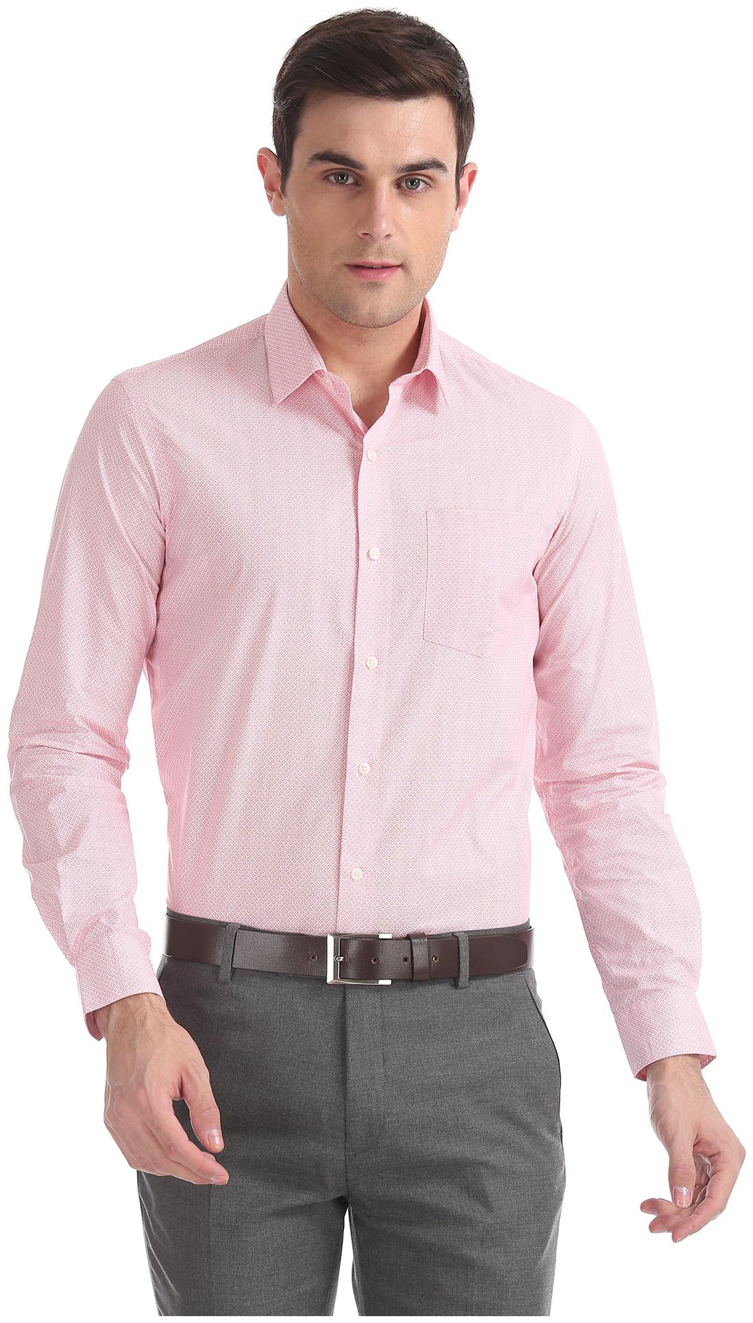 

Arrow Men Slim fit Formal Shirt - Pink