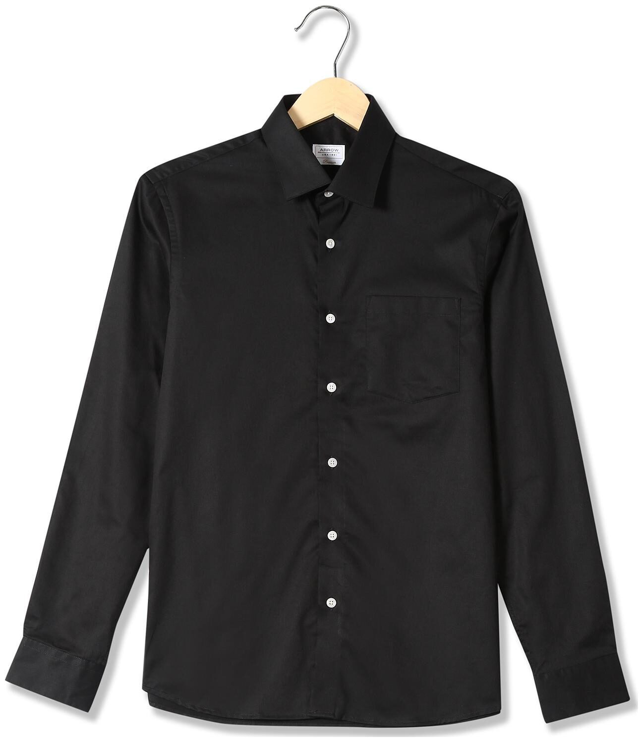 

Arrow Men Slim fit Formal Shirt - Black